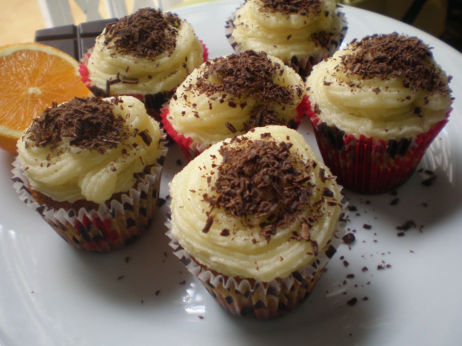 cocinaros Cupcakes de naranja y chocolate