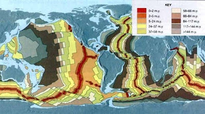edad de las rocas mas antiguas del fondo oceanico