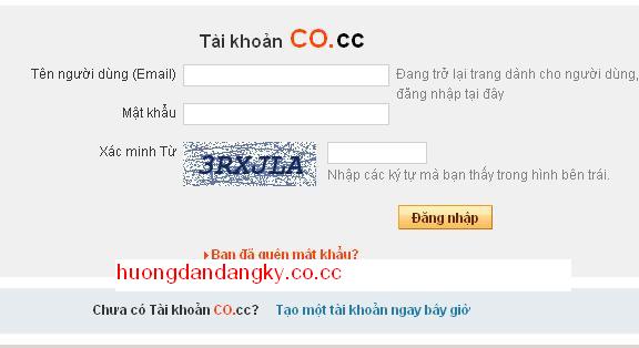 Hướng dẫn cài đặt tên miền Co.cc cho Blogspot