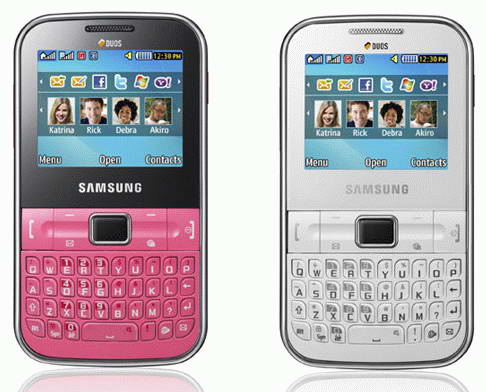 Called Samsung Chat 322, the new handset is a candybar which comes with a 