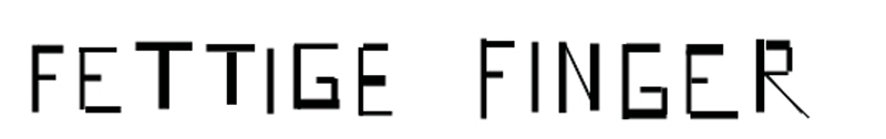 Fettige Finger