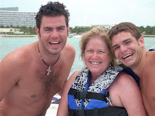 Mama Berens and her boys in the Bahamas*