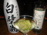 Cucumber Sake Martini