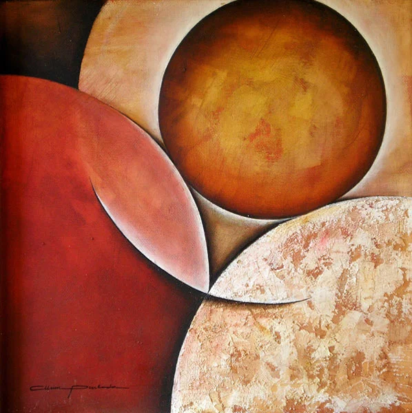 Almudena Pintado 1969 | Spanish Abstract Mixed media painter
