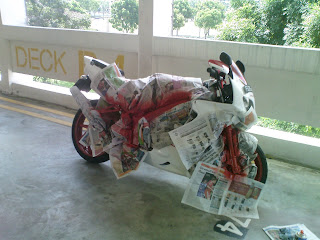 Hanxspray Honda Nsr150sp Red White