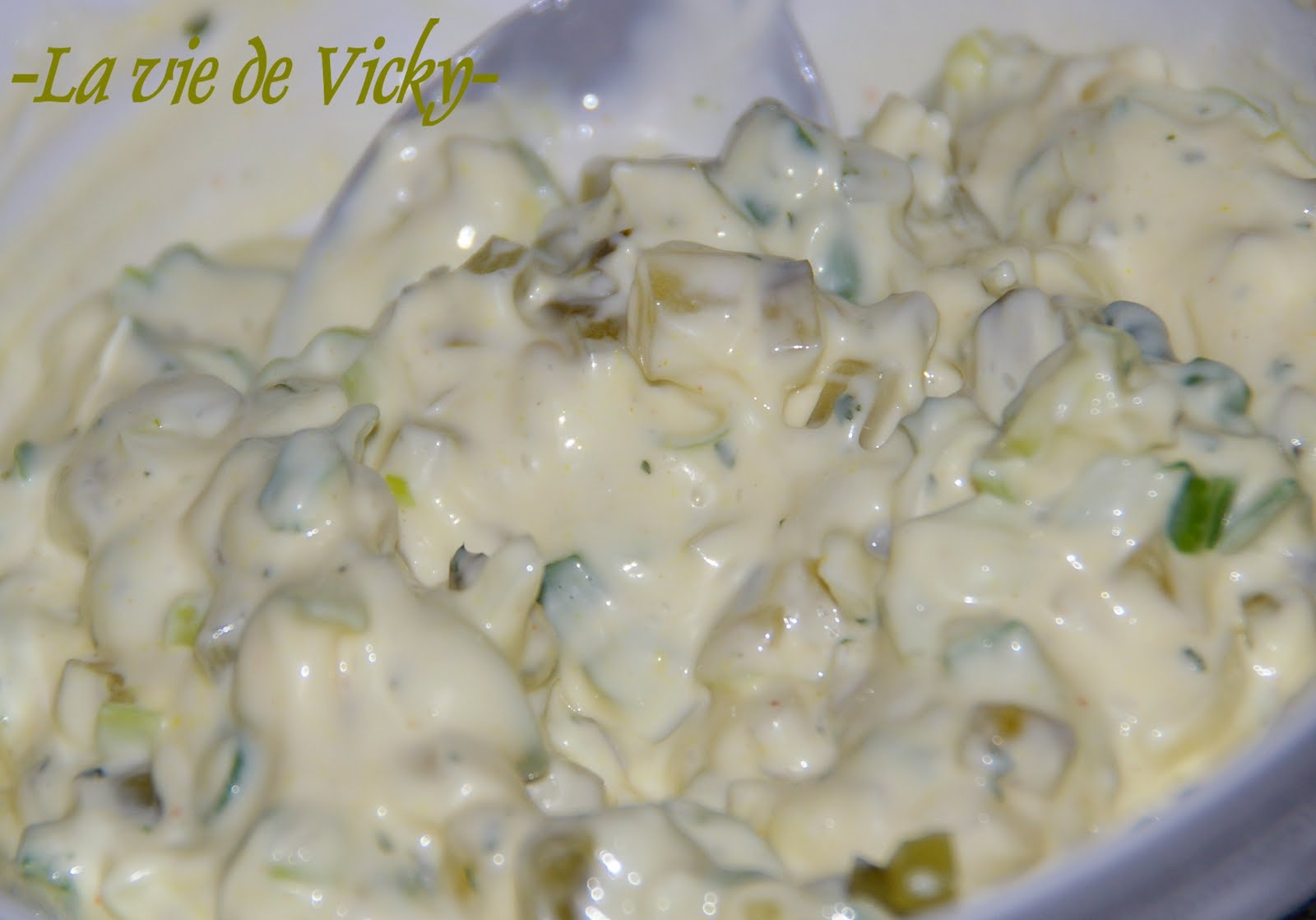 Ma petite vie! sauce aux cornichons(poisson)