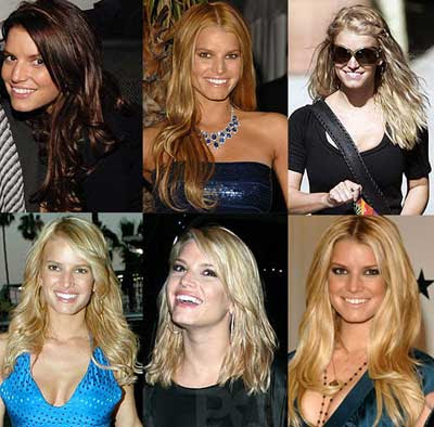 jessica simpson hair color pictures. Jessica#39;s dirty style secret