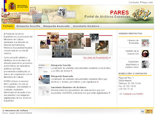 PARES, Portal de Archivos Españoles