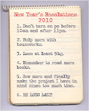 my resolutions