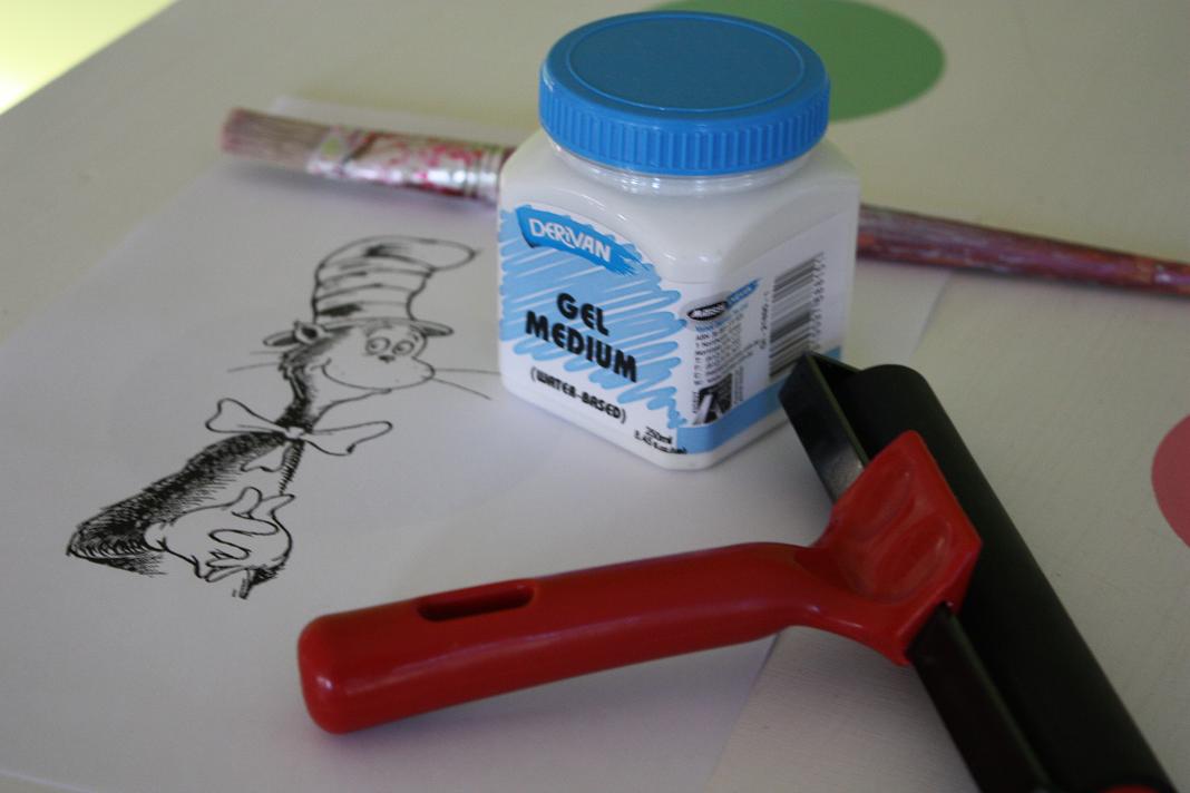 Snickerdoodle Creations Transferring Images using Gel Medium