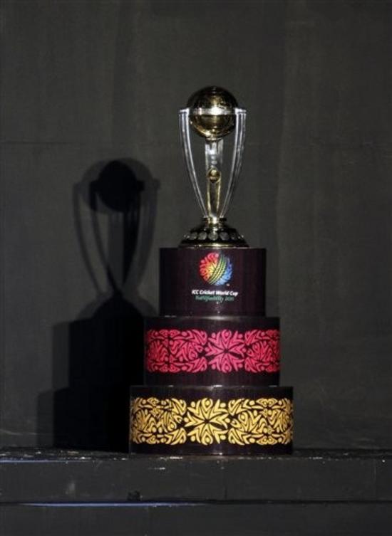 ICC Cricket World Cup Trophy 2011. World Cup Trophy 2011