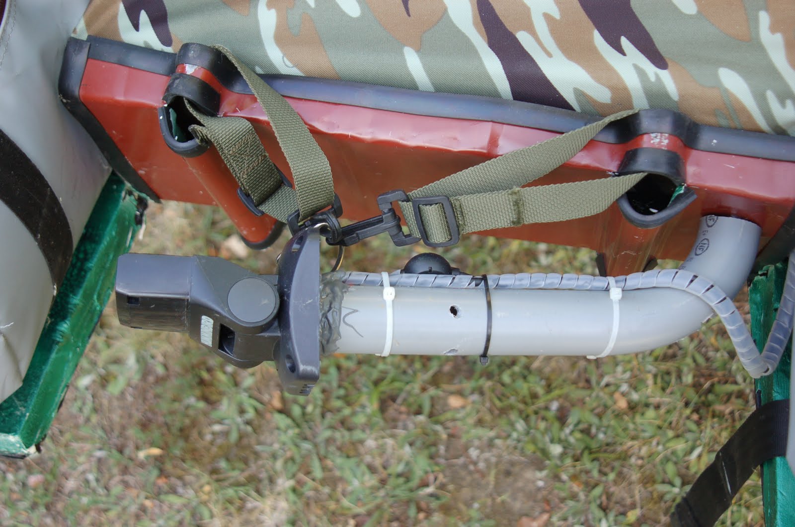 Equipement du Float tube électrique avec Humminbird 798 CI Side Imaging