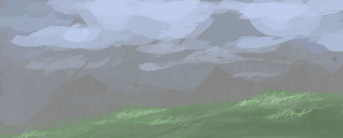 rainy meadow