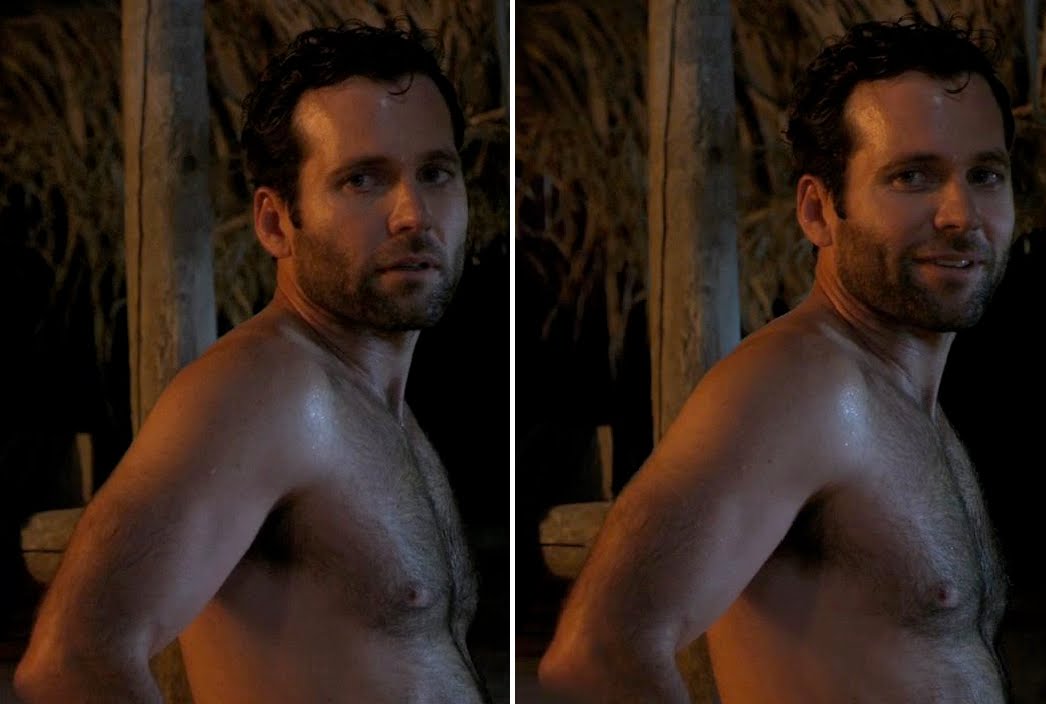 No clue that dream-man Eion Bailey was romping around half-naked on USA&apo...