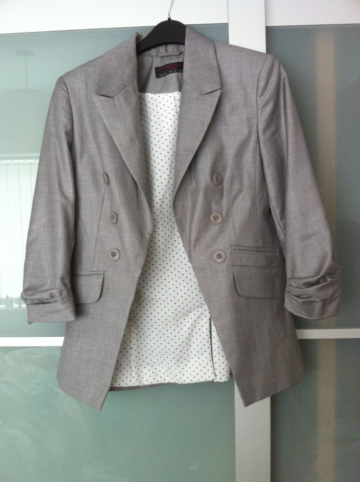 Topshop Grey Blazer