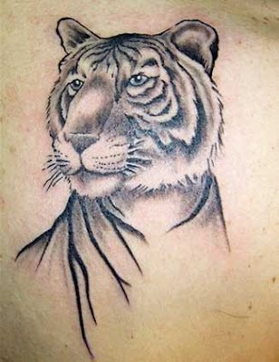 tribal horse tattoo. tribal dragon tattoos, tiger