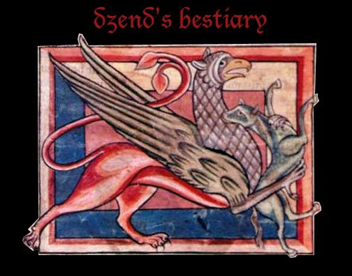 dzend's bestiary