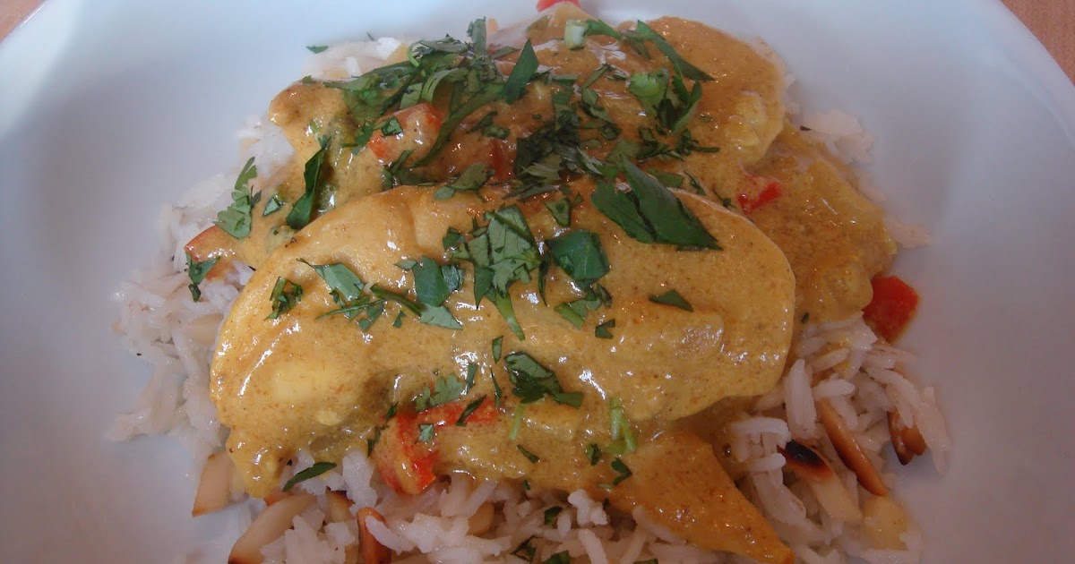 siriously delicious Chicken and Coconut Milk Curry & Ginger Almond
