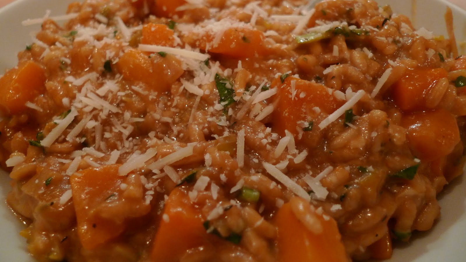 siriously delicious Risotto with Butternut Squash, Leeks, and Basil