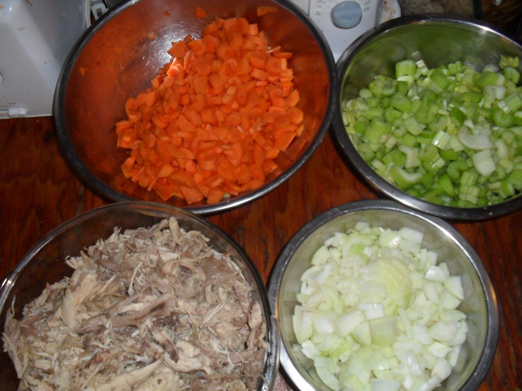My Half Acre Homestead Canning Chicken Soup!