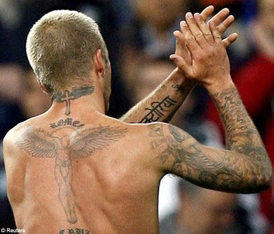 david beckam tattoos