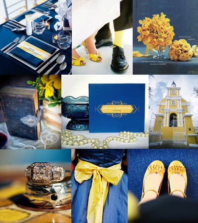 Blue Yellow Wedding Inspirations Color Gold Blue Yellow Wedding Inspirations Color Gold