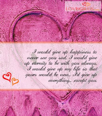 Greeting Card Image : Pink Background , Heart Shape as a symbol of Love
