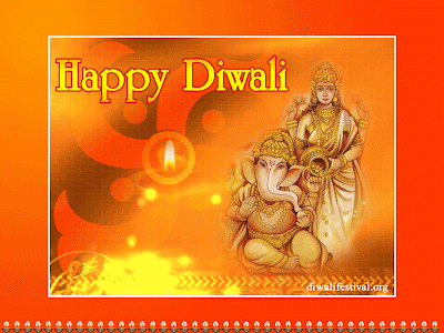 Download Free Diwali Wallpapers for Desktop Image : Lord Ganesha and Lakshmi 