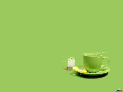 wallpaper green background. Tea Cup, Green Background