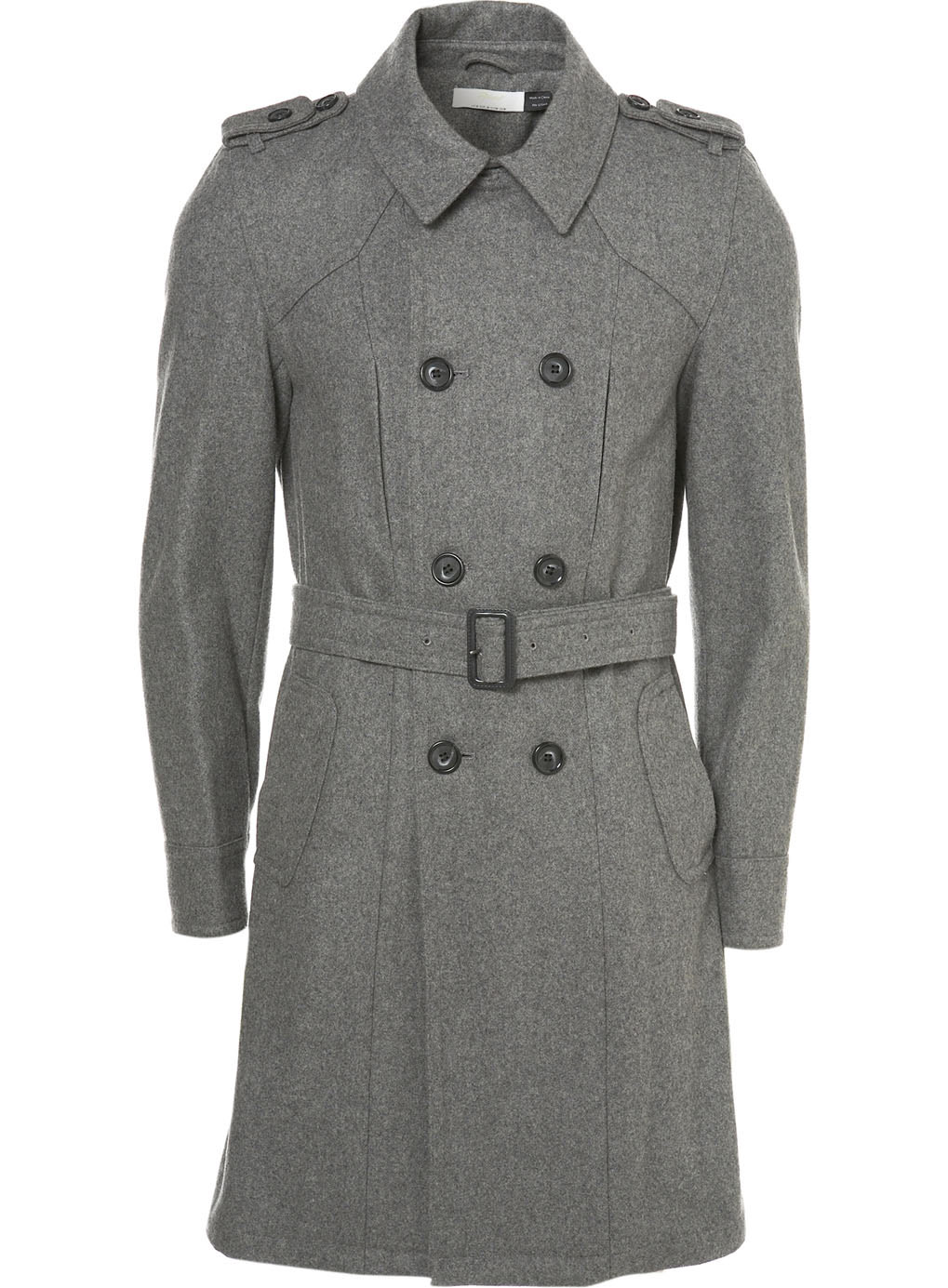 Download this Topman Light Grey Wool... picture