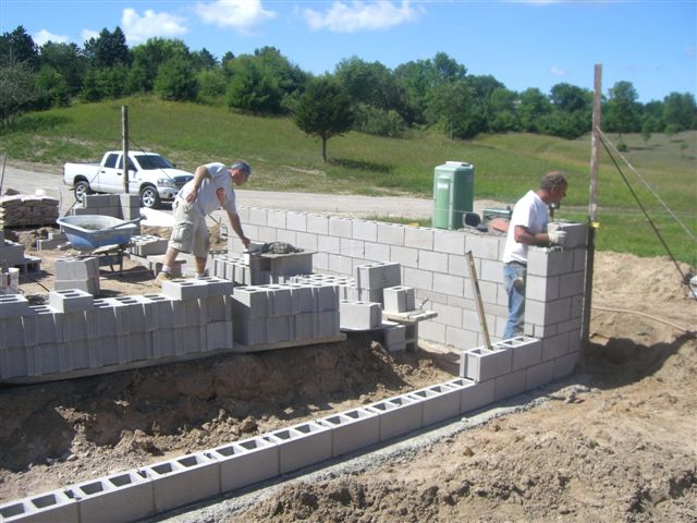 Walls Going Up