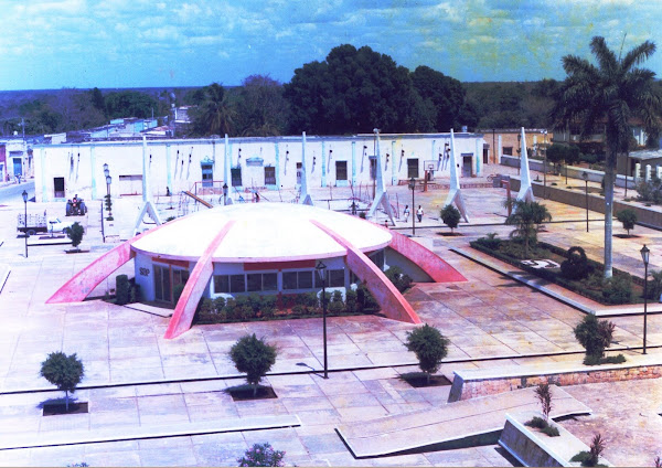 Biblioteca y parque