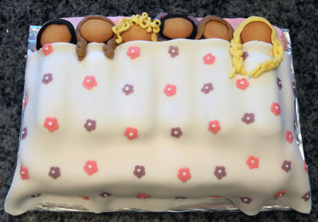 Girl Birthday Cakes on Slumber Party Sleepover Easy Birthday Cake Girls Birthday Ideas Gif