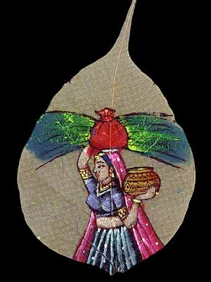 Dried Leaf Art