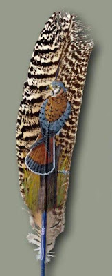 Feather Paintings.
