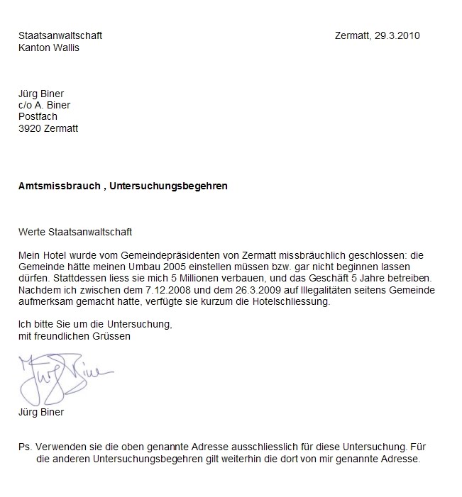 Do The Right Thing In Zermatt Wallis 2010