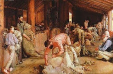 Tom Roberts: Shearing the rams 1890
