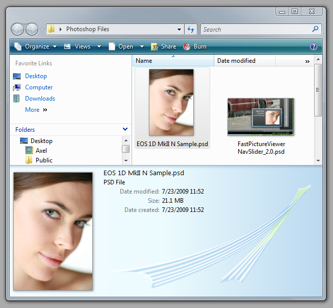 Axel Rietschin PSD Thumbnails in Windows Explorer? Yes!