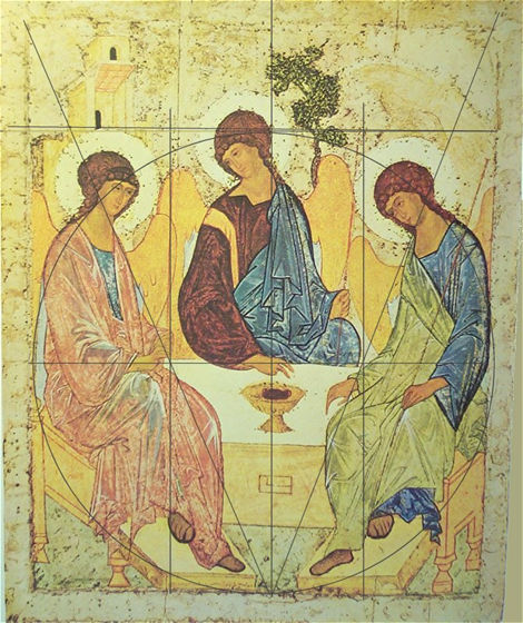 The Byzantine Anglo-Catholic: Rublev's Sacred Geometry