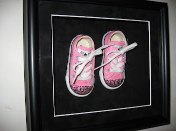 Adorable shadow boxes shoes!