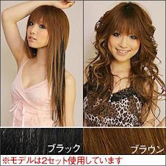 Japan star wearing the Fake Hair