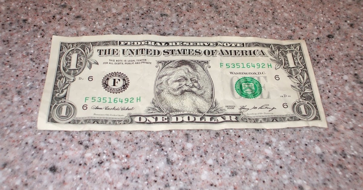 Orlando Realtor Santa baby left me a Santa dollar.....