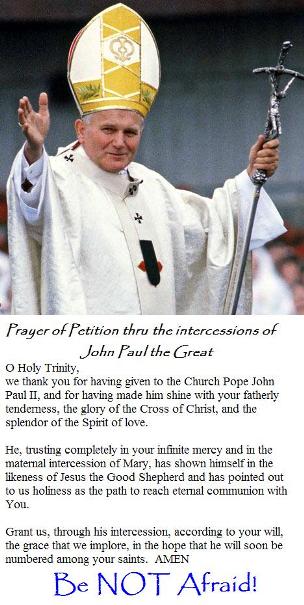 Petition Prayer to Servant of God John Paul the Great