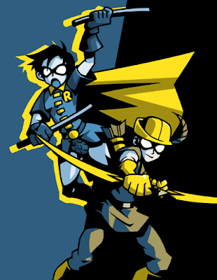 Does Batman tell you to gasp as you lunge or is that a circus thing? Robin and Speedy