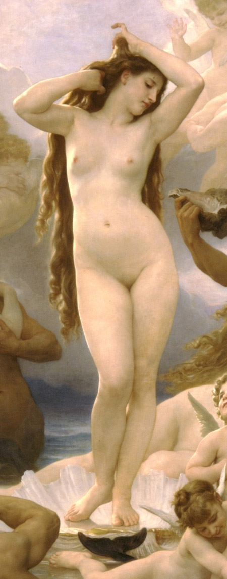 Detail from The Birth of Venus