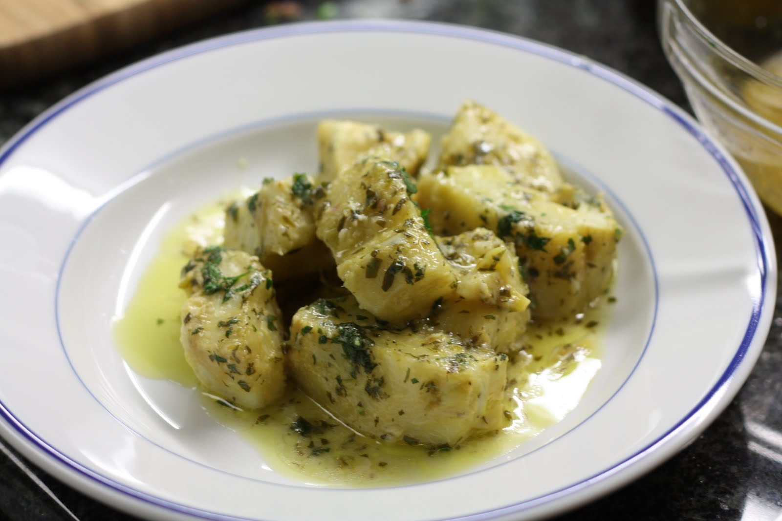 Fresh Local and Best Sauteed Artichoke Hearts in Lemon Parsley Sauce