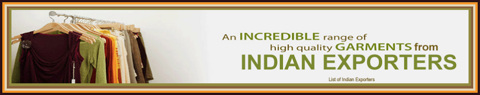 Indian Exporter list, Garment Exporter and  manufacturers, High Fashion embroidered ladies