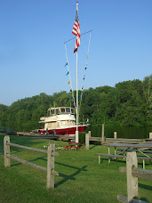 Ithaka at dock in Sylvan Beach