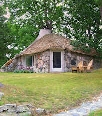 One of the "mushroom" homes