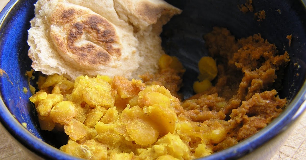 Ginger Beat Ethiopian Split Pea Stew (Kik Alicha) and Spicy Lentil